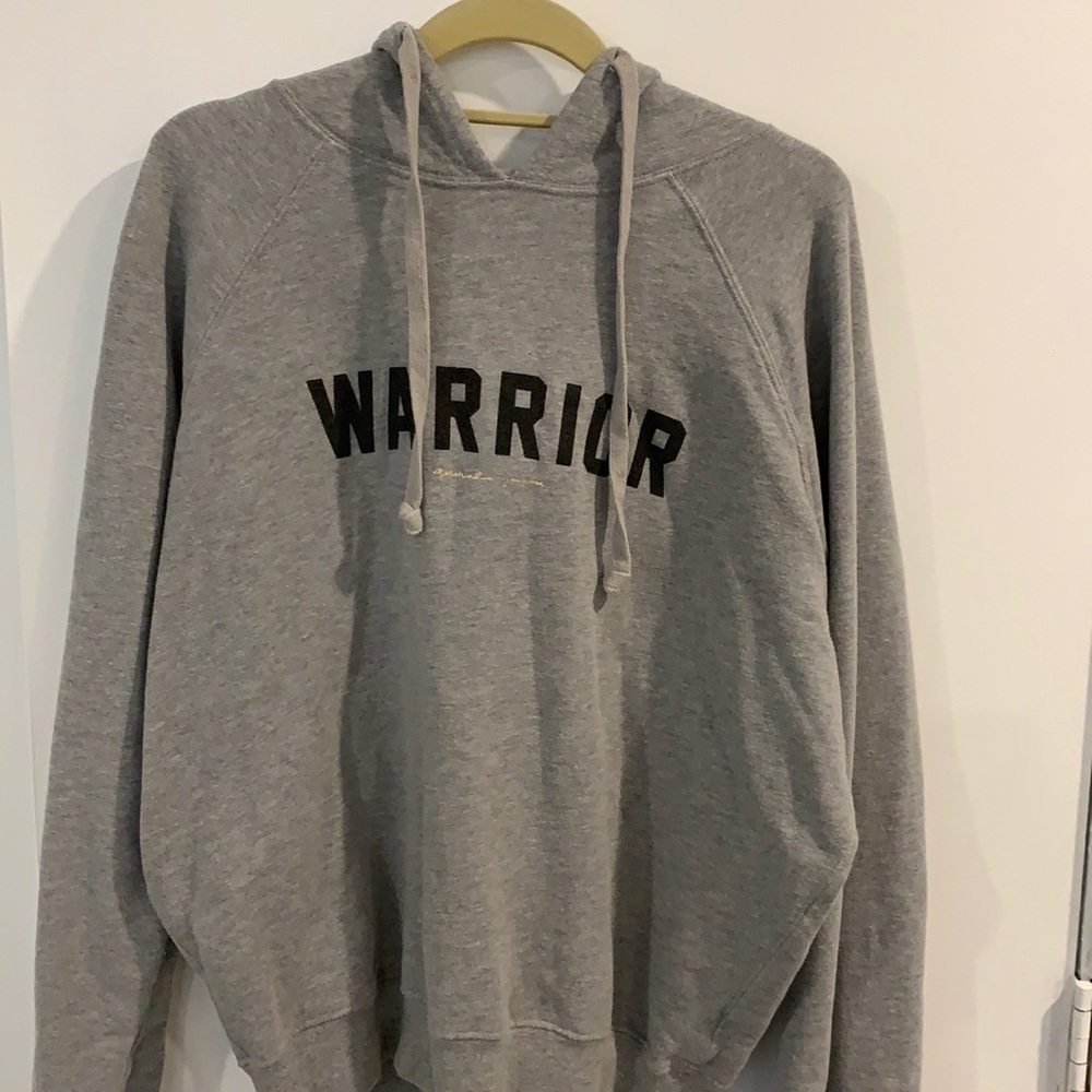 Gently used gray hoodie. Spiritual Gangster.